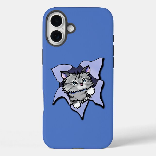 KiniArt Kitty Blast Case-Mate iPhone Hülle (Rückseite)