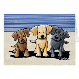 KiniArt Labrador Beach Trio