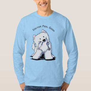 KiniArt Liebe Doktor Samoyed T-Shirt