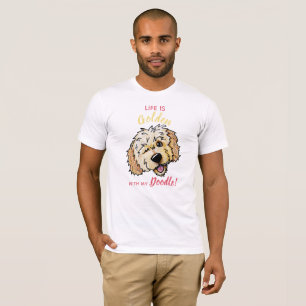 KiniArt Life ist Goldener DOODLE-T - Shirt