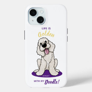 KiniArt Life ist goldenes DOODLE Case-Mate iPhone Hülle