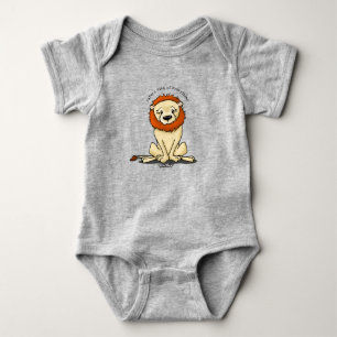 KiniArt Lion Baby Strampler