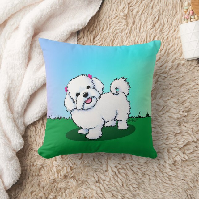 KiniArt Maltese Kissen (Decke)