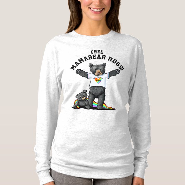 KiniArt Mamabear Hugs T - Shirt (Vorderseite)