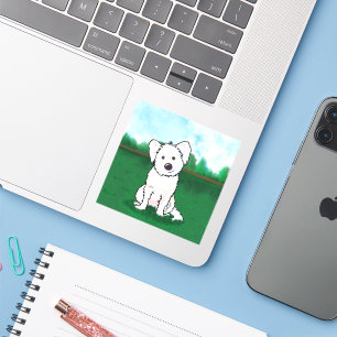 KiniArt Mia Portrait Aufkleber