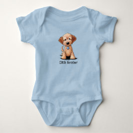KiniArt Mini Goldendoodle Baby Bodysuit Strampler