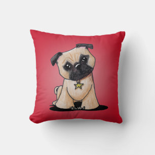 KiniArt Mops American MoJo Pillow Kissen