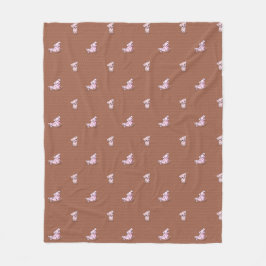 KiniArt Mud Bath Schweine Fleece Blanket