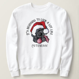KiniArt Newfundland Welppy Christmas Sweatshirt