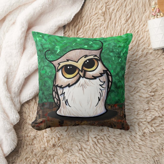 KiniArt Owl Kissen (Decke)
