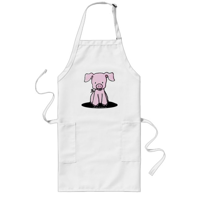KiniArt Piglet-Schürze Lange Schürze (Vorne)