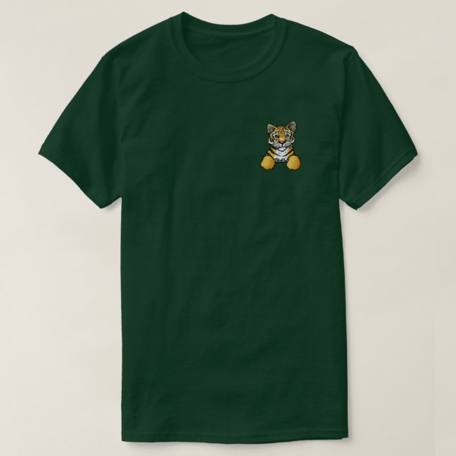 KiniArt Pocket Tiger T-Shirt (Design vorne)