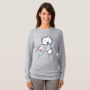 KiniArt Pocket Westie Mail Carrier T-Shirt