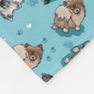 KiniArt Pom Parade Fleecedecke