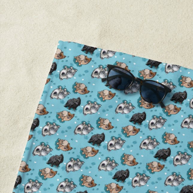 KiniArt Pom Parade Strandtuch (Beispiel)