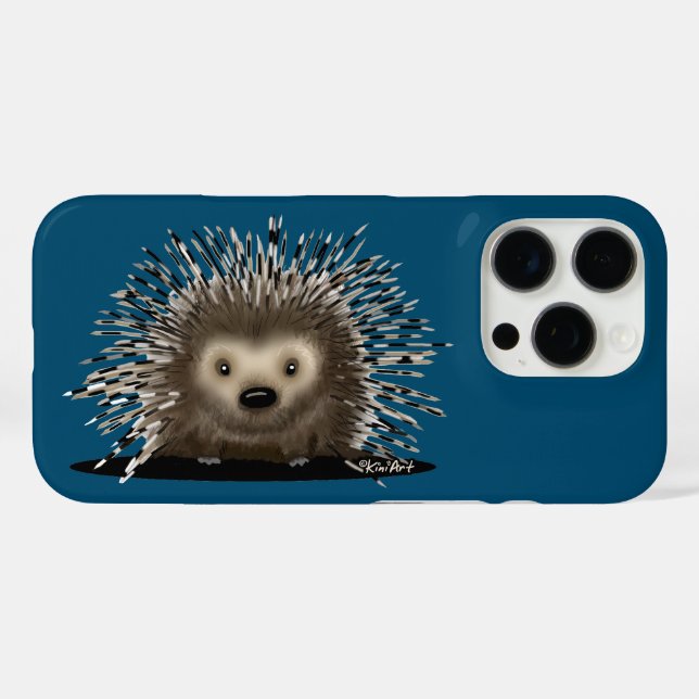 KiniArt Porcupin Case-Mate iPhone Hülle (Rückseite (Horizontal))
