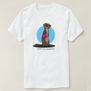 KiniArt River Otter T - Shirt