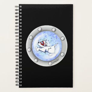 KiniArt Schnorcheln Westie Porthole Planer