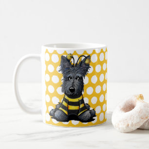 KiniArt Scottie Dog Bee Kaffeetasse