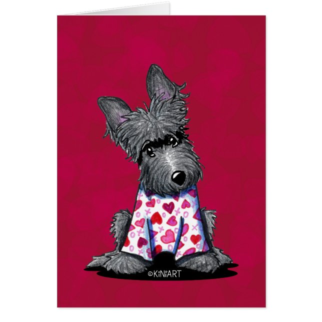 KiniArt Scottie Terrier Pajamas (Vorne)