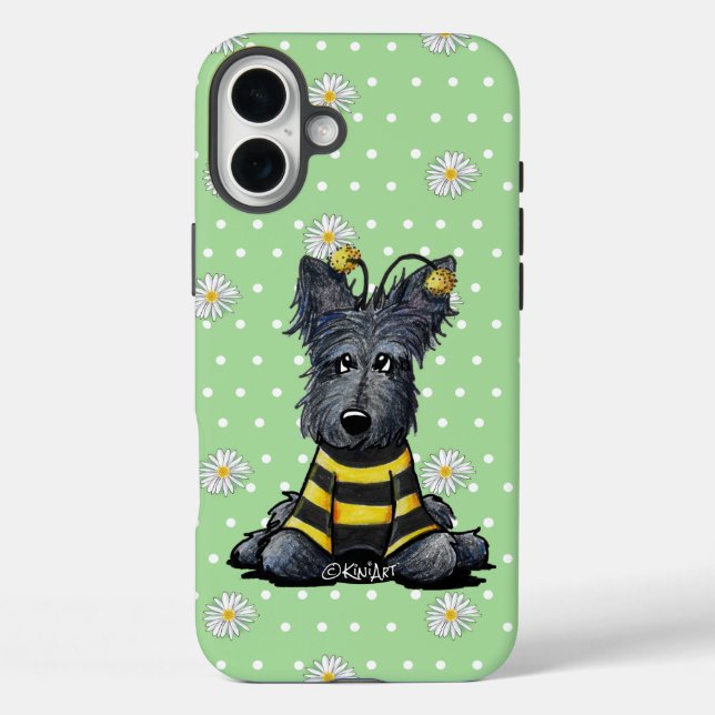 KiniArt Scottish Bee iPhone / iPad Fall Case-Mate iPhone Hülle (Rückseite)