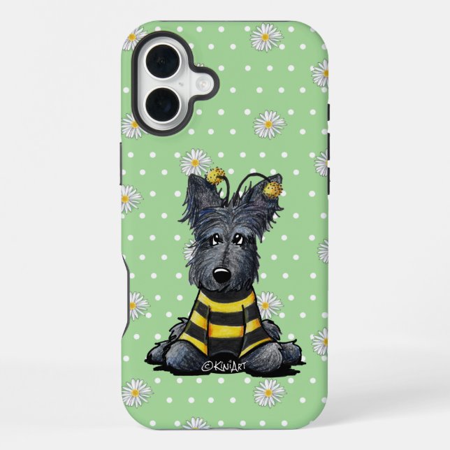 KiniArt Scottish Bee iPhone / iPad Fall Hülle (Rückseite)