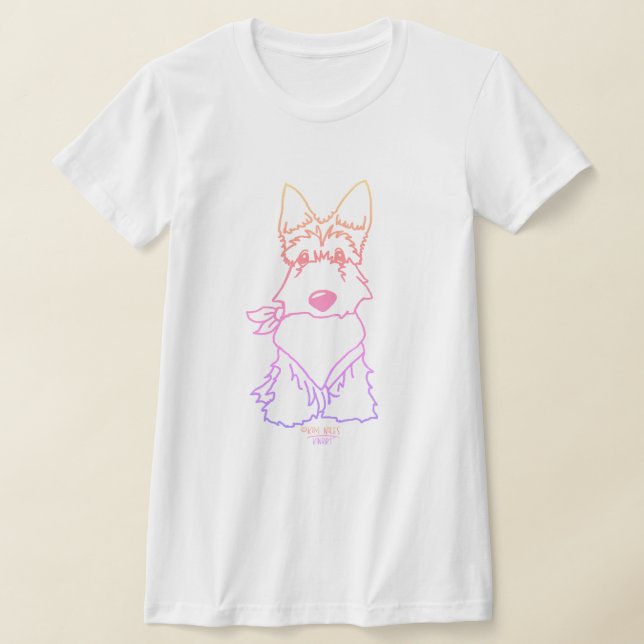 KiniArt Scottish Terrier T - Shirt (Ablage )