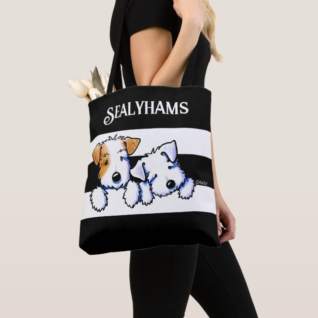 KiniArt Sealyham Terriers Tote Bag (Von Nahem)