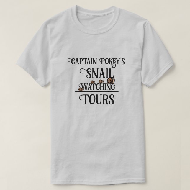 KiniArt Snail Wandern T - Shirt (Design vorne)