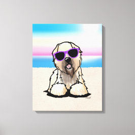 KiniArt Soft Coated Wheaten Terrier Leinwanddruck