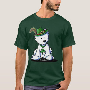 KiniArt St. Patty's Day Westie T-Shirt