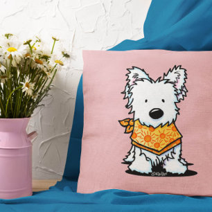 KiniArt Sunshine Westie Kissen