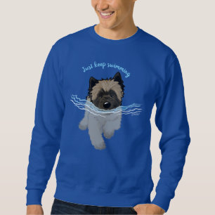 KiniArt Swimming Cairn Terrier T - Shirt