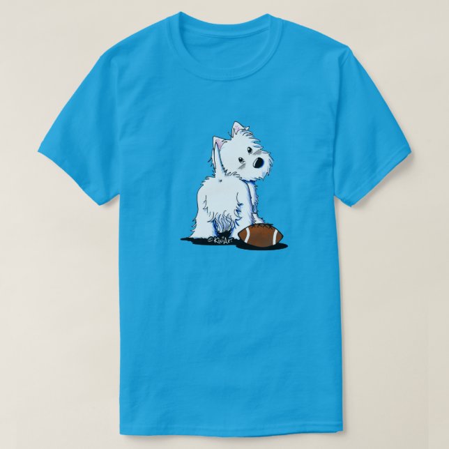 KiniArt Tailgate Westie T-Shirt (Design vorne)