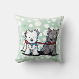 KiniArt Terriers American MoJo Pillows Kissen