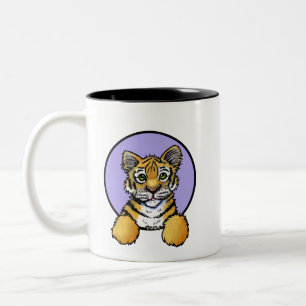 KiniArt Tiger Zweifarben-Kaffeetasse Zweifarbige Tasse