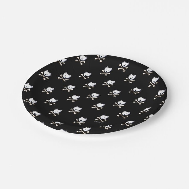 KiniArt Torrid Westie Paper Teller (Schrägansicht)