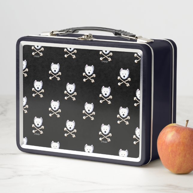 KiniArt Torrid Westies Crossbones Lunchbox (Beispiel)