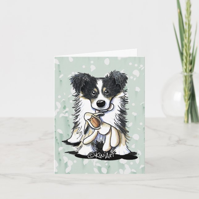 KiniArt Tricolor Border Collie (Vorderseite)