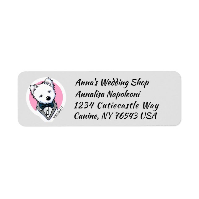 KiniArt Tuxedo Westie (Vorne)