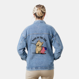 KiniArt USA Cairn Terrier Jeansjacke