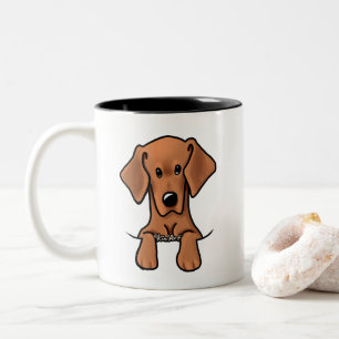KiniArt Vizsla Hound Zweifarbige Tasse