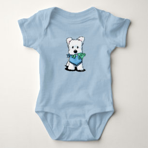 KiniArt Westie Bestie Baby Bodysuit Strampler