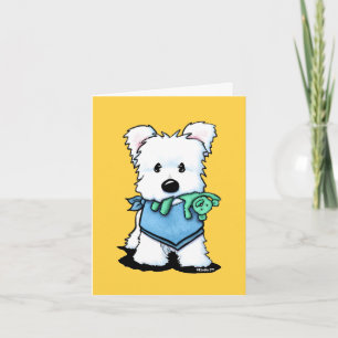 KiniArt Westie Bestie Card Karte