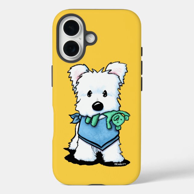KiniArt Westie Bestie Case-Mate iPhone Case (Rückseite)
