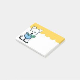 KiniArt Westie Bestie Post-it Notes Klebezettel