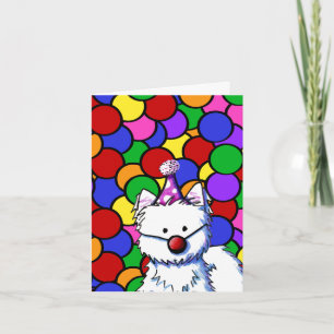 KiniArt Westie Birthday Card Karte