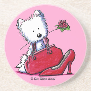 KiniArt Westie Bits O' Heaven Untersetzer
