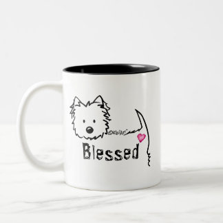 KiniArt Westie BLESSED Tasse