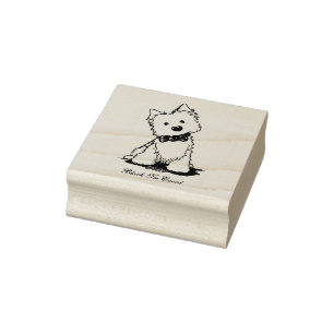 KiniArt Westie BTE Gummistempel